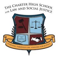 The Charter High School for Law and Social Justice logo