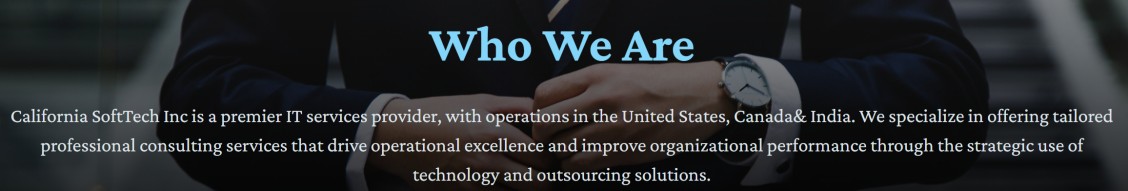 California SoftTech Inc cover image