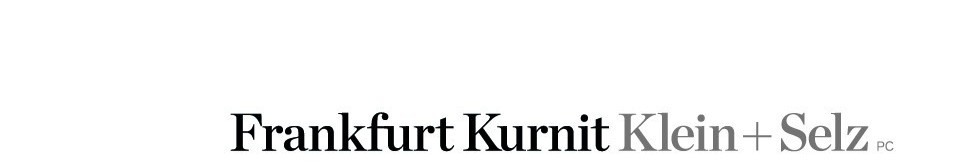 Frankfurt Kurnit Klein & Selz cover image